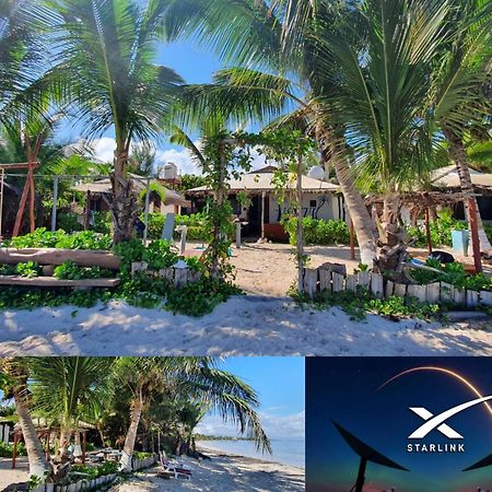 Lunazul Eco-Cabana Frente Al Mar Mahahual Exterior foto