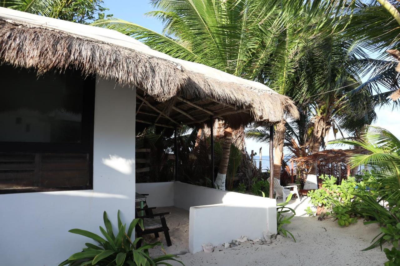 Lunazul Eco-Cabana Frente Al Mar Mahahual Exterior foto