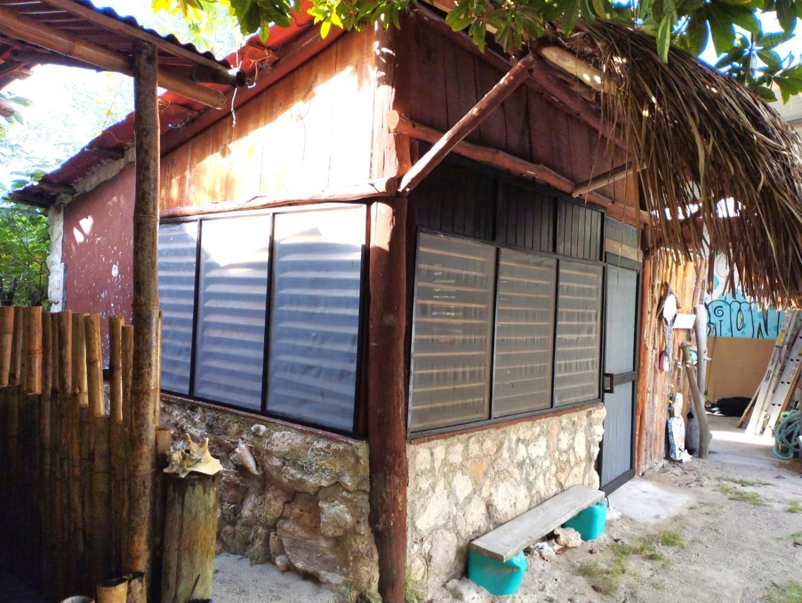 Lunazul Eco-Cabana Frente Al Mar Mahahual Exterior foto