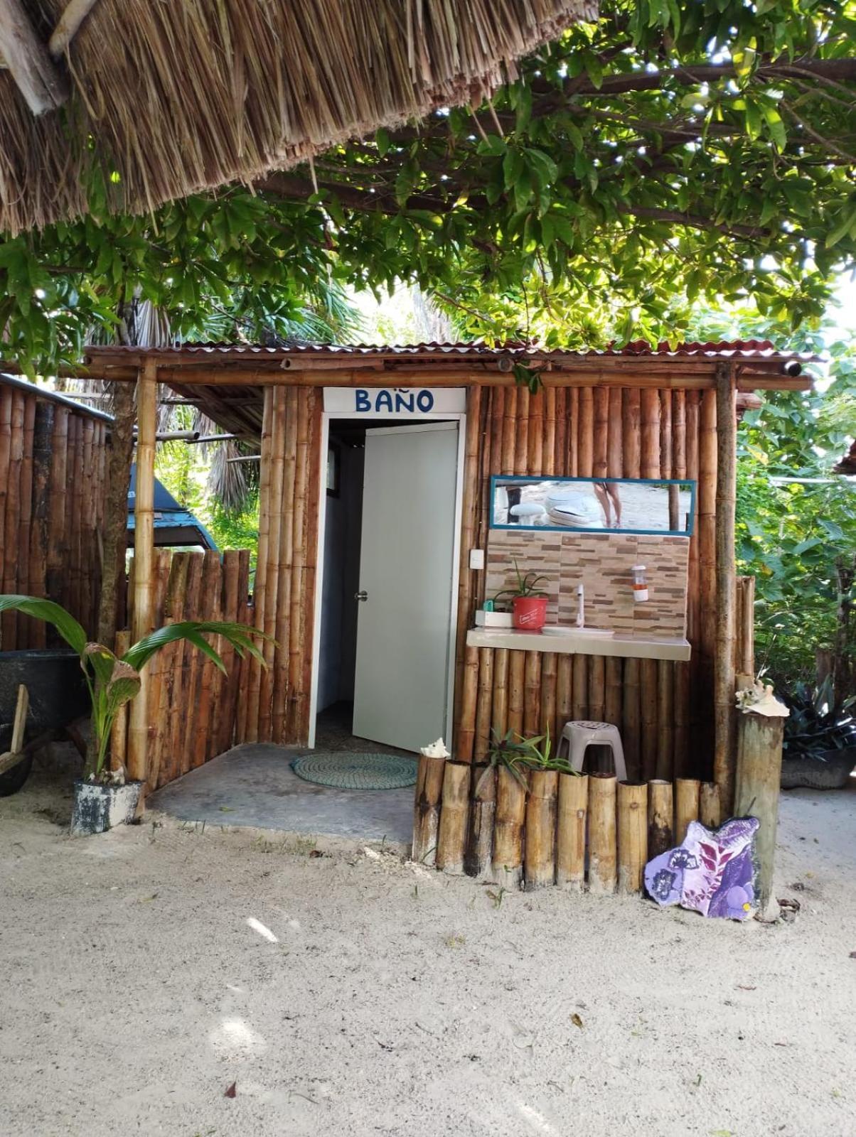 Lunazul Eco-Cabana Frente Al Mar Mahahual Exterior foto